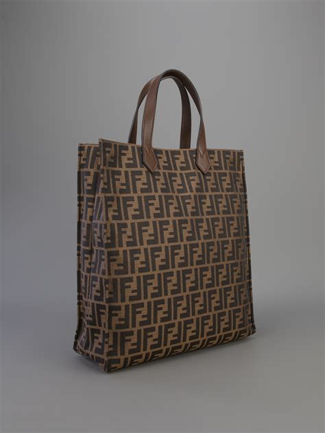 fendi zucca always shopper tote bag|authentic fendi zucca handbags.